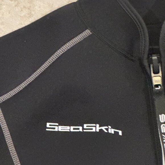 Seaskin Mens 3mm Shorty Wetsuit Womens Full Body Diving Suit Front Zip Wetsuit - Picture 11 of 16